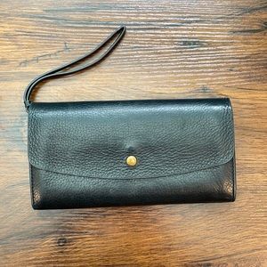 Fossil black leather wallet
